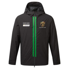 Automobili Lamborghini Squadra Corse Team Lightweight Rain Jacket - Black