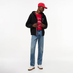 Cadillac F1 Racing Script Fill Zip Windbreaker Jacket - Black
