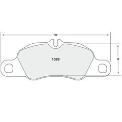 PFC Carbon Metallic Brake Pad 1389.08.17.44