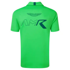 Aston Martin Racing Team Polo Shirt - Podium Green/Fluro Green
