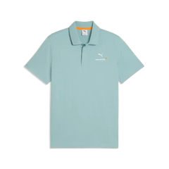 McLaren F1 Core Essential Small Logo Polo - Puma Black/Papaya/Seafoam