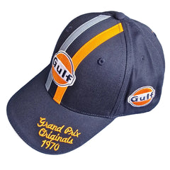GrandPrix Originals Gulf 1970 Baseball Hat - Gulf Blue/White/Navy