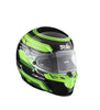 Stilo ST6 Carbon Lite CMR Karting Helmet - Green Graphic