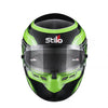 Stilo ST6 Carbon Lite CMR Karting Helmet - Green Graphic