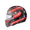 Stilo ST6 Carbon Lite CMR Karting Helmet - Red Graphic