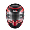 Stilo ST6 Carbon Lite CMR Karting Helmet - Red Graphic