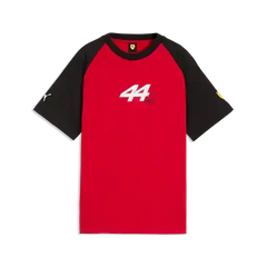 Scuderia Ferrari F1 Kids Lewis Hamilton Graphic T-Shirt - Youth Puma Black