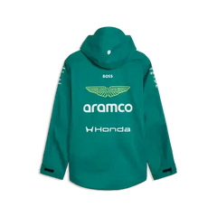 Aston Martin F1 2026 Team Rain Jacket - Green Lux