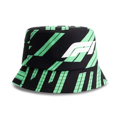Formula 1 Tech F1 Track Graphic Bucket Hat - Focus Purple/Shift Green