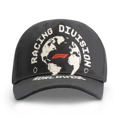 Formula 1 Tech F1 RDW Graphic Baseball Hat - Cloud Dancer/Pirate Black