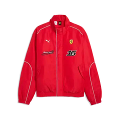 Scuderia Ferrari F1 Charles Leclerc Racing Jacket - Rosso Corsa