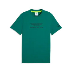 Aston Martin F1 Large Logo T-Shirt - Black/Green