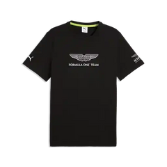 Aston Martin F1 Large Logo T-Shirt - Black/Green