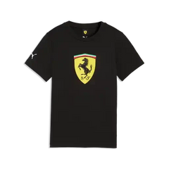 Scuderia Ferrari F1 Kids Shield T-Shirt - Youth Rosso Corsa/Puma Black