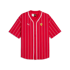 Scuderia Ferrari F1 Baseball Jersey - Rosso Corsa/Puma Black