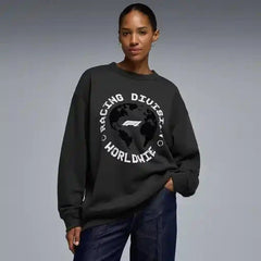 Formula 1 Tech RDW Graphic Crew Sweatshirt - Pirate Black