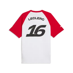 Scuderia Ferrari F1 Charles Leclerc T-Shirt - Puma White-Rosso Corsa
