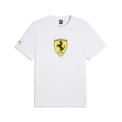 Scuderia Ferrari F1 Fanwear Large Shield T-Shirt - Rosso Corsa/Puma White