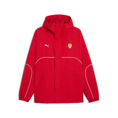 Scuderia Ferrari F1 Fanwear Rain Jacket - Rosso Corsa/Puma Black