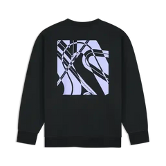 Formula 1 Tech Track Graphic Crew Sweatshirt - True Black