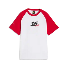 Scuderia Ferrari F1 Kids Charles Leclerc T-Shirt - Youth Puma White