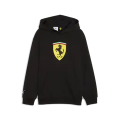Scuderia Ferrari F1 Kids Shield Hoodie - Youth Rosso Corsa/Puma Black