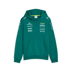 Aston Martin F1 2026 Kids Team Hoodie - Youth Green Lux