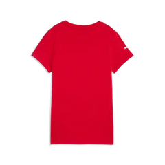 Scuderia Ferrari F1 Women's Fanwear Shield T-Shirt - Rosso Corsa/Puma White