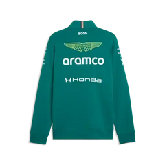 Aston Martin F1 2026 Team 1/2 Zip Sweatshirt - Green Lux