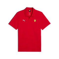 Scuderia Ferrari F1 Fanwear Polo Shirt - Rosso Corsa/Puma White