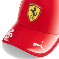 Scuderia Ferrari F1 2026 Charles Leclerc Team Trucker Hat - Puma Red