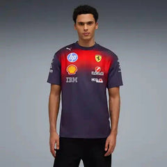 Scuderia Ferrari F1 2026 Special Edition China GP Team T-Shirt - Deep Plum