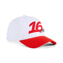Scuderia Ferrari F1 Charles Leclerc #16 Baseball Hat - Puma White