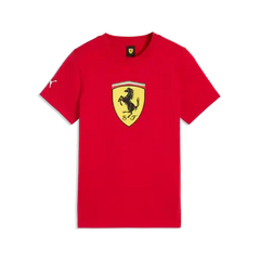 Scuderia Ferrari F1 Kids Shield T-Shirt - Youth Rosso Corsa/Puma Black