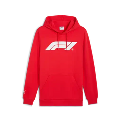 Formula 1 Tech Collection F1 Logo Hooded Sweatshirt - Black/Red