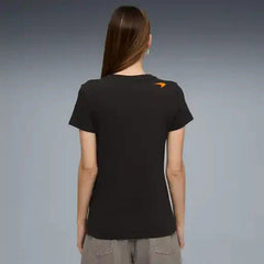 McLaren F1 Women's Core Essentials T-Shirt - Puma Black/White Glow Heather