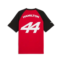 Scuderia Ferrari F1 Lewis Hamilton T-Shirt - Rosso Corsa-Puma Black