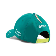 Aston Martin F1 2026 Fernando Alonso Team Hat- Lime Shimmer/Green Lux/Puma White