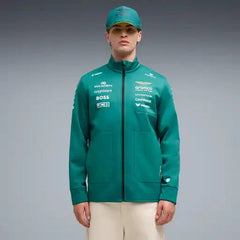 Aston Martin F1 2026 Team Softshell Jacket - Green Lux