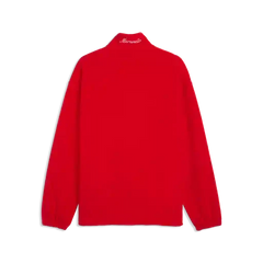 Scuderia Ferrari F1 Fanwear 1/4 Zip Sweatshirt - Rosso Corsa/Puma Black
