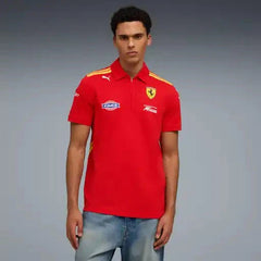 Scuderia Ferrari Hypercar Le Mans 2026 Team Polo - Puma Red