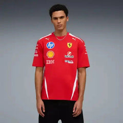 Scuderia Ferrari F1 2026 Team Drivers T-Shirt - Puma Red