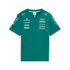Aston Martin F1 2026 Kids Team T-Shirt - Youth Green Lux