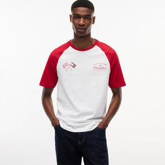 Cadillac F1 Racing Varsity Raglan T-Shirt - White