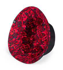 Alfa Romeo Racing F1  Limited Edition Black Reversible Bucket Hat- Designed by Swiss Graffiti Artist Boogie