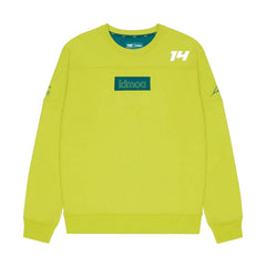 Aston Martin F1 Kimoa Fernando Alonso #14 Patch Sweatshirt - Lime