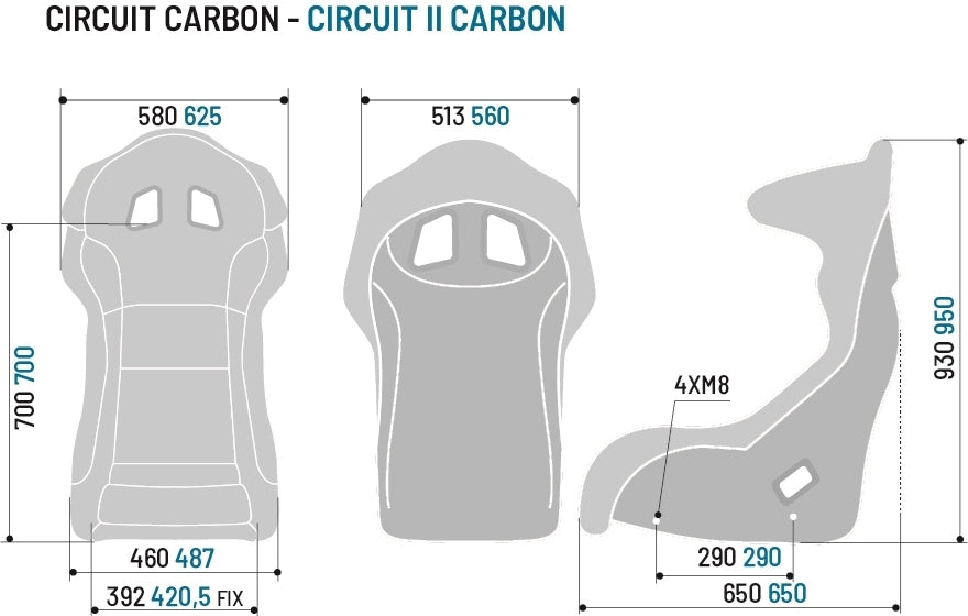 Sparco Circuit Carbon Seat