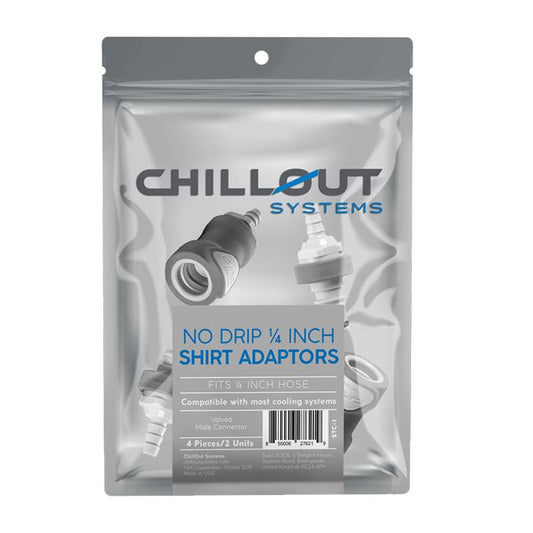 Chillout No Drip 1/4th Inch Shirt Adaptors